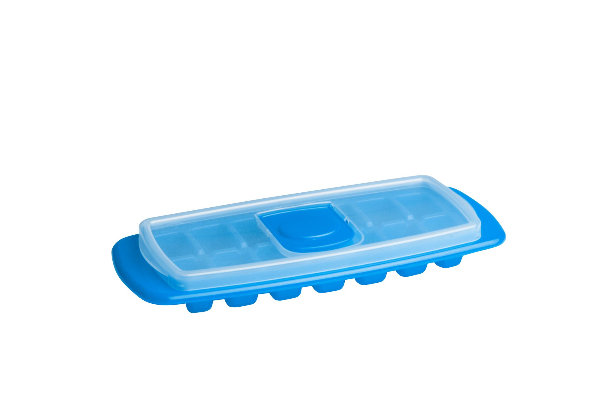 Ice Cube Tray with Lid Blue